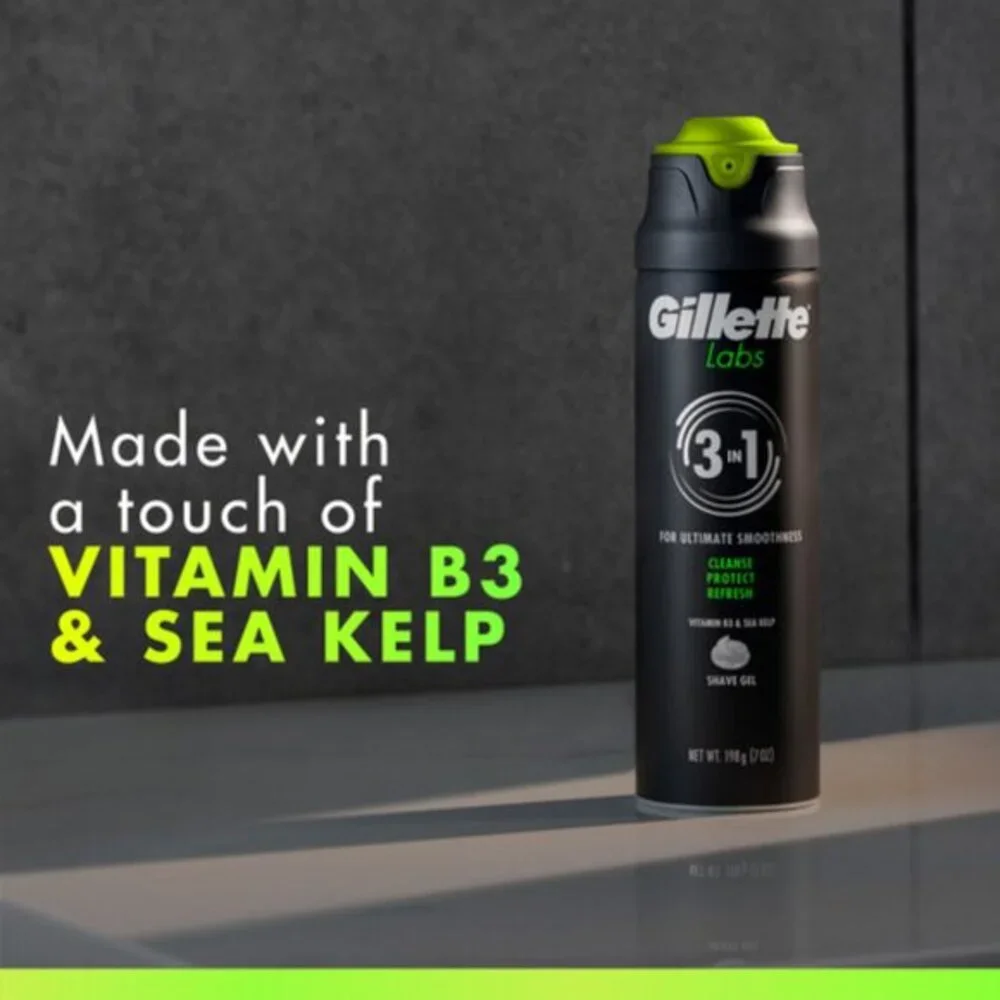 NEW Gillette Labs Rapid Foaming Shave Gel Men Shaving Cream